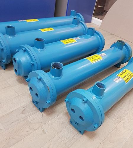 Oil converter 4 1 450x500 - مبدل های آب خنک لوله ای